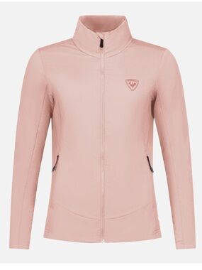 Rossignol Women's Blush Pink Zip-Up Bomber Jacket